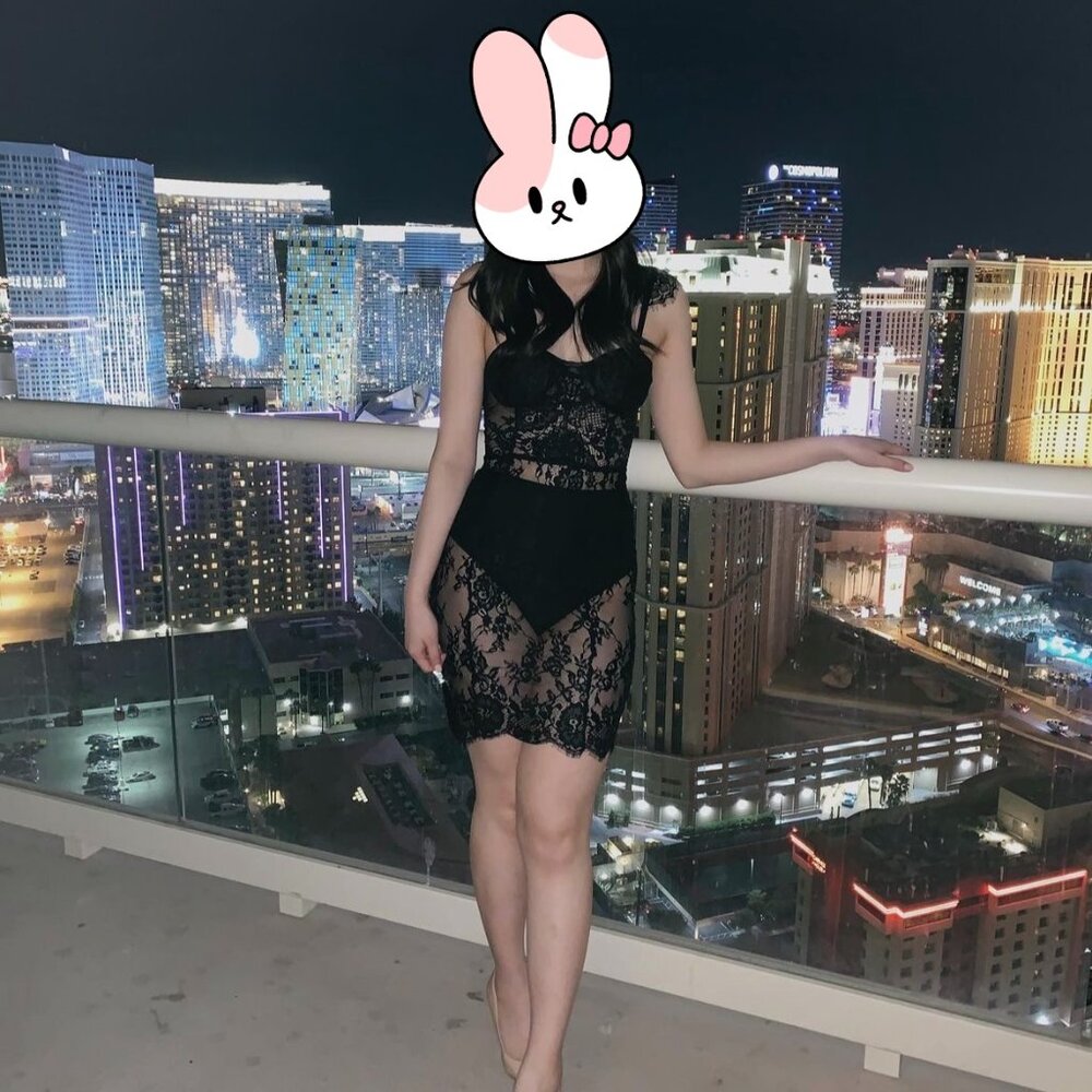 Fashion Nova Black See Through Lace Dress Size S